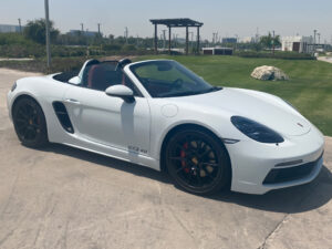 The Best rent a car Doha Qatar: Porsche 718 Boxster 2023 - The Super Car